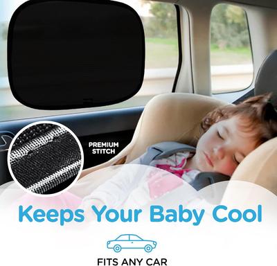 Summer Car Window Shade S Foldable Front Side Window Sunshade Vehicle Uv Protection Anti Glare For Suv Sedan Truck Black