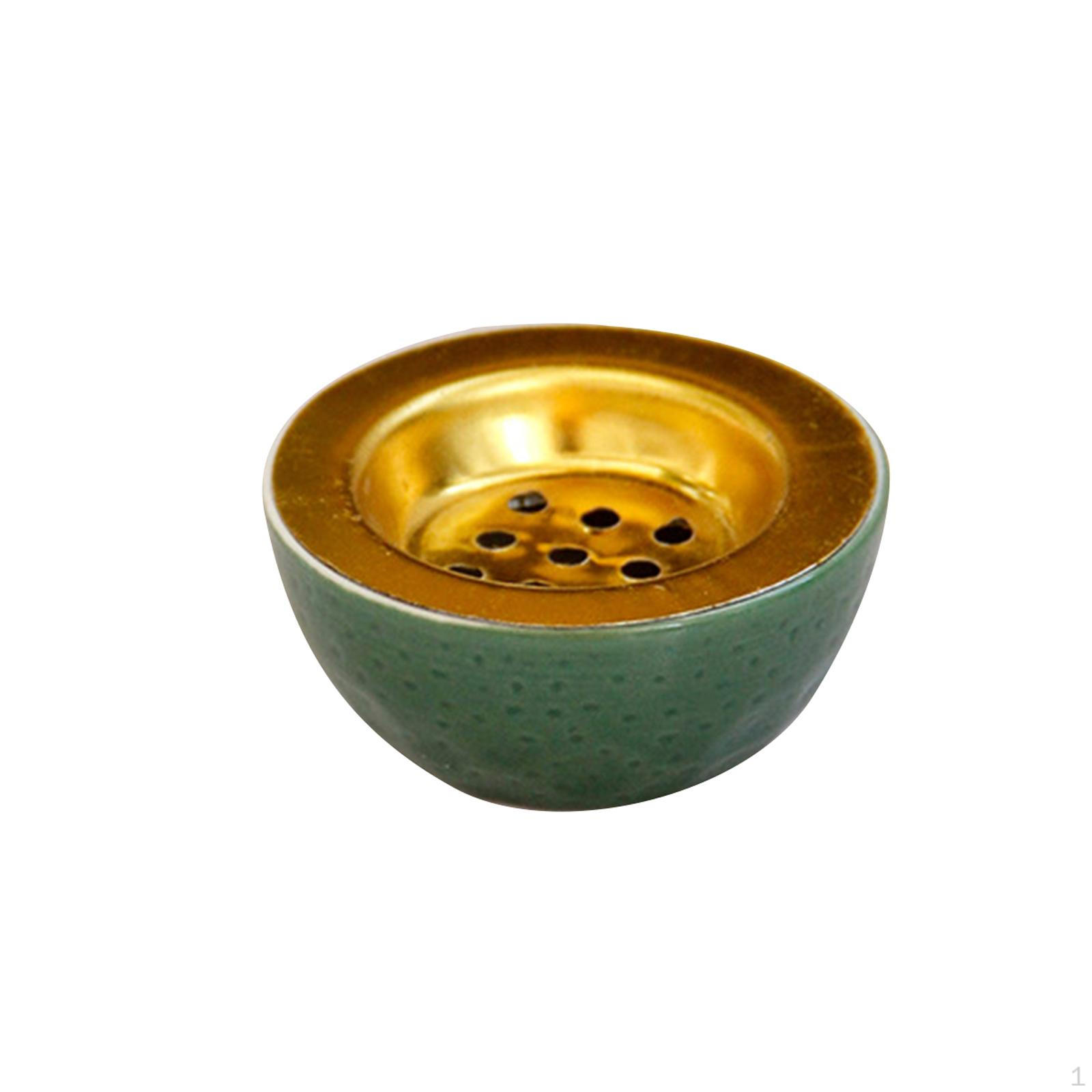 

Ceramic Burner Sticks Holder Ash Absorber Table Centerpieces Decorative Censer for Tea Room Living