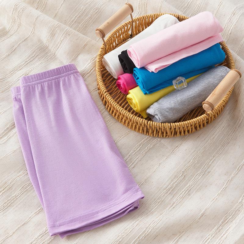 New Girls' Candy Color Safety Shorts - Anti-Exposure Boxer for Kids