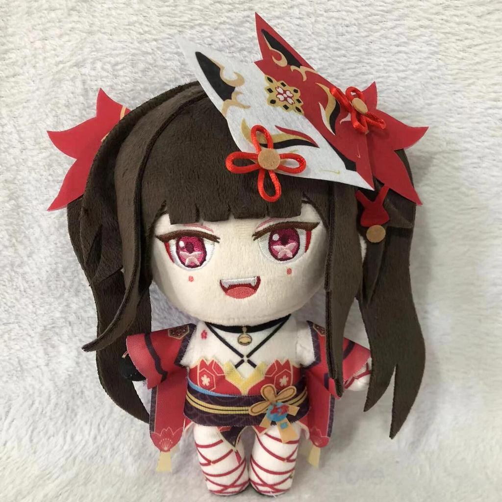 Genshin Impact Razor Plush Dolls Soft Cotton Cartoon 20cm Razor Plusie Toys Bennett Holiday Gifts Birthday XMAS Dolls Kaeya