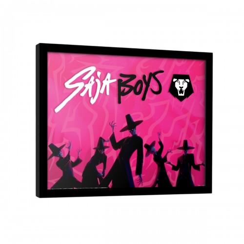 K-Pop Demon Hunters Idol Saja Boys Framed Poster