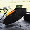 Marienkäfer Charaktere Regenschirm Klappschirm, Automatikschirm 8-Rippen für Reisen, Camping Gebrauch Geschenk für Halloween Weihnachten