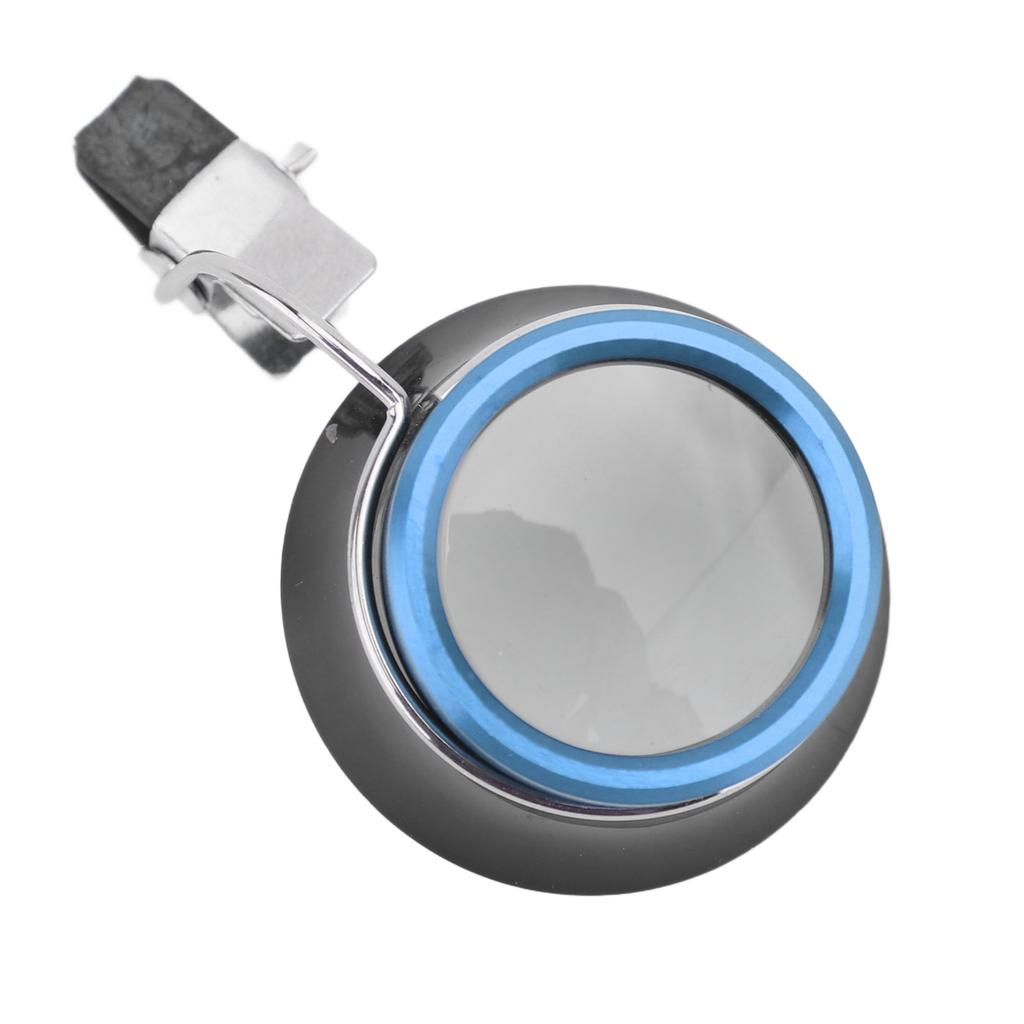 10X Jewelry Loupe Magnifier Repair Tool Portable Aluminum Alloy Jewelry Eye Loupe Pocket Magnifying Glass Blue