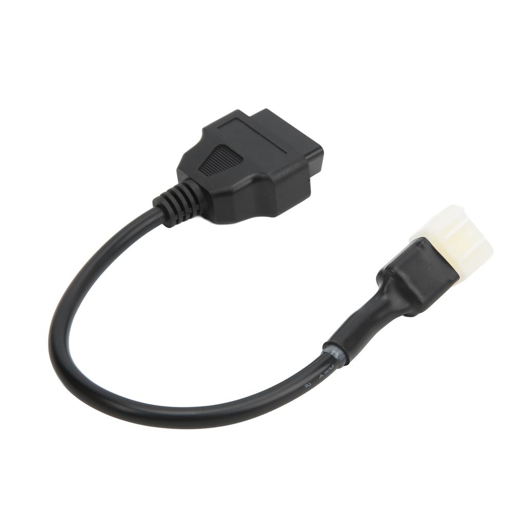 6 Pin Diagnostic Connector Cable OBD Diagnostic Adapter Replacement for Delphi Motorcycle
