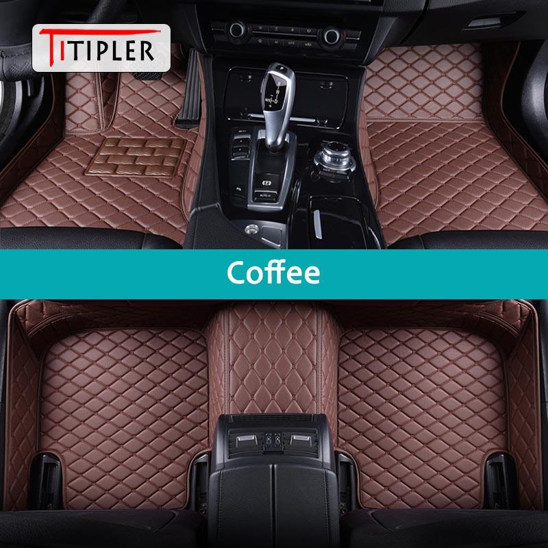 BFY1 TITIPLER Custom Car Floor Mats For Nissan JUKE ESQ Auto Carpets Foot Coche Accessorie
