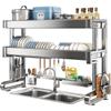 Shuaishi 304 Stainless Steel Over-Sink Dish Drying & Storage Rack