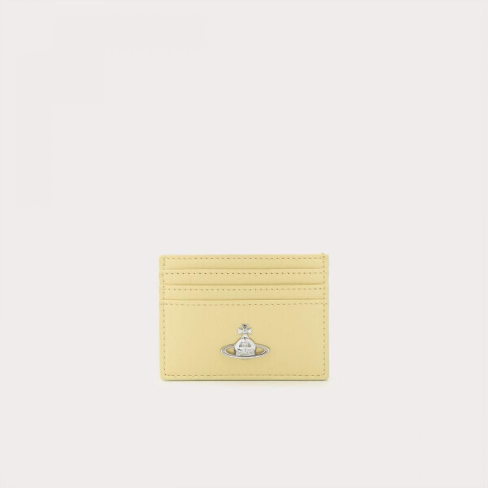 

Vivienne Westwood Smooth Flat Card Wallet pastel yellow/FREE
