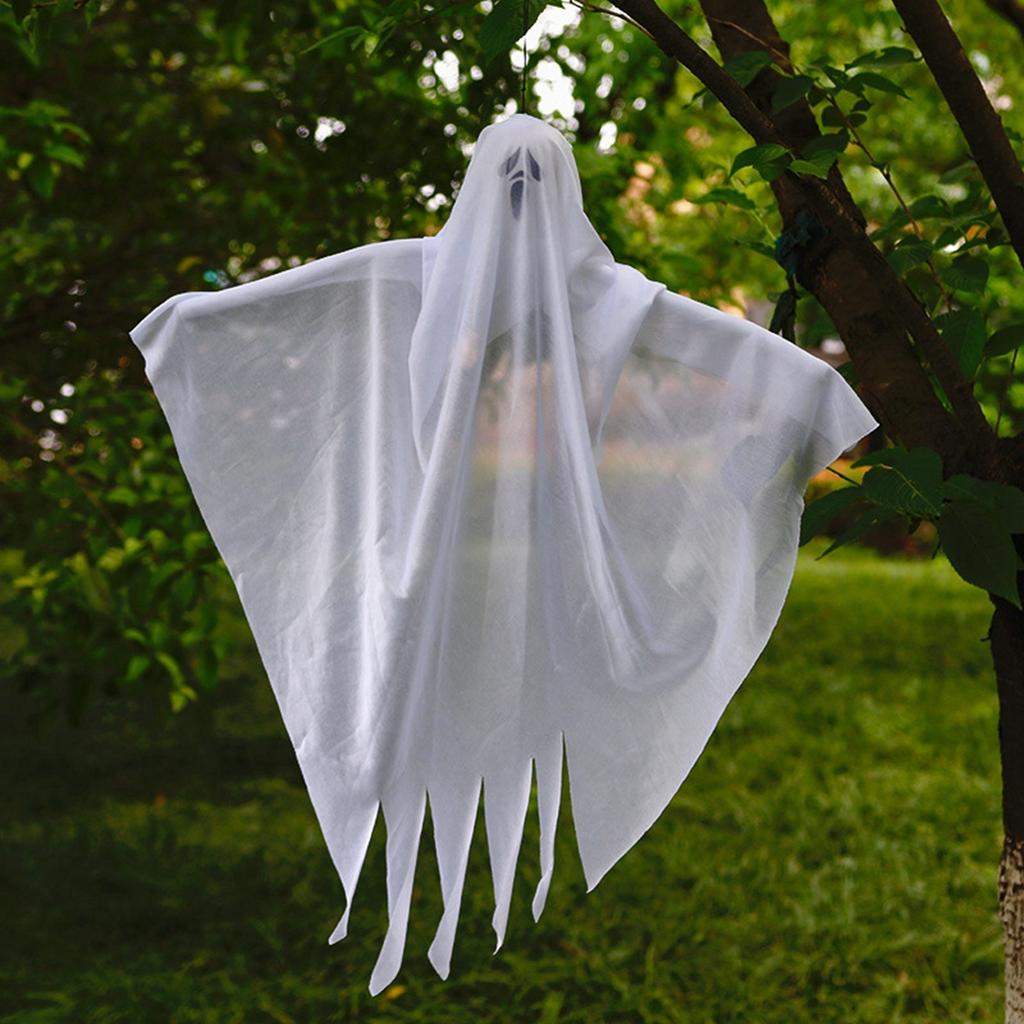 Halloween Terror dekorace Přívěsek duch Závěsný duch ohrožující rekvizita Nádvoří dekorace přívěsek