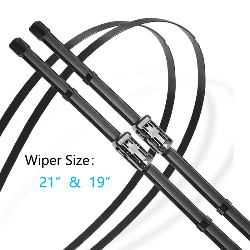 Car Front Wiper Blades For SEAT Ibiza 6L Body Kit Mk3 2002-2008 Durable Noise Reduction Windshield Windscreen Wipers Accessories