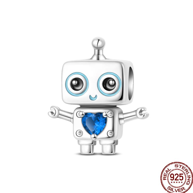 Copper Colorful Beads Youth Multi Series Shiny Inlaid Zircon Pendant Suitable For Pan Original Jewelry Gift