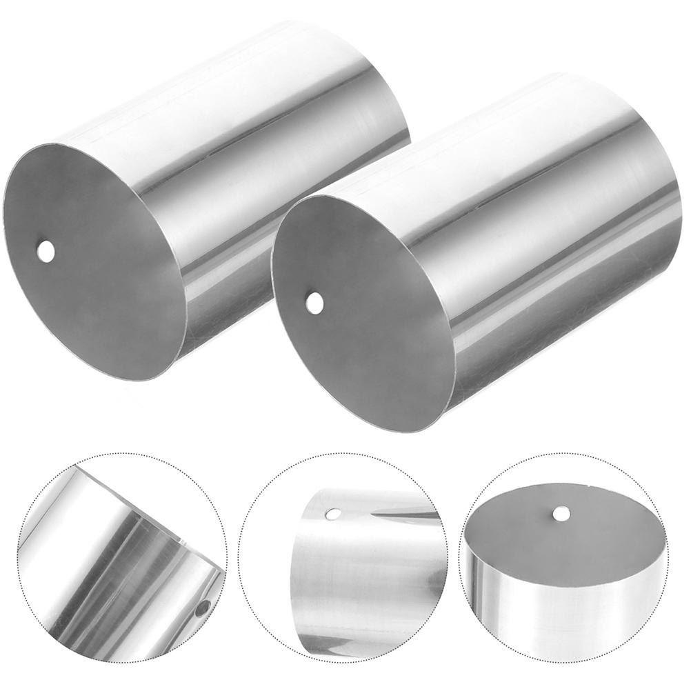 

2pcs Wall Bracket Handrail Connector for Round Tubing Stair Deck Railing Stainless Steel Construction Accessories