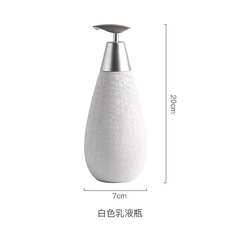 Ceramic Hand Sanitizer Bottle Lotion Bottle home decoration Shower Gel Bottle Soap Dispenser Lotion Container Bathroom Products