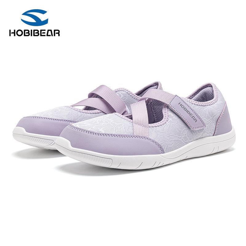HOBIBEAR Women s Mary Jane Breathable Wide Toe Barefoot Casual Shoes 39