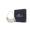 Coach Luna 27 Zipper Closure With Snap Pocket Leather Tote Shoulder Bag Women Bags Chalk-White CC439-B4HA