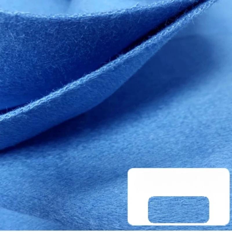 2025 Autumn and Winter New All-Australian Wool Single-sided Cashmere Fabric High-end Custom Short Wool Coat Wool Fabric