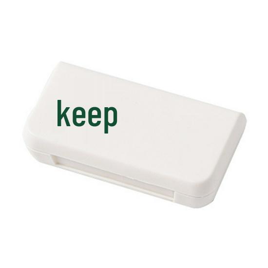 Compact Travel Medicine Dispenser - Portable Mini Pill Storage Box