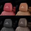2026 Hot For Renault Hub Caps 2Pcs Leather Car Seat Headrest Protective Covers Accessories For Renault Clio Kadjar Megane Espace