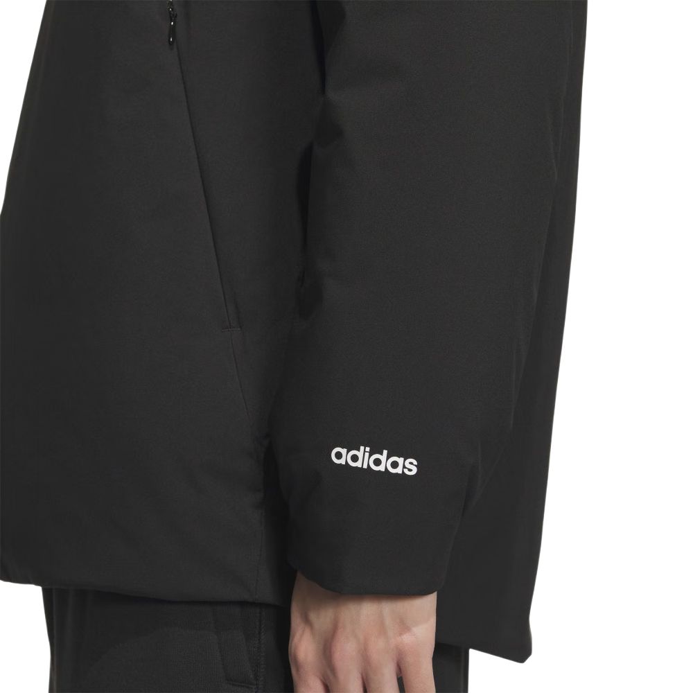 New Adidas Down Jacket Unisex Black JL9573