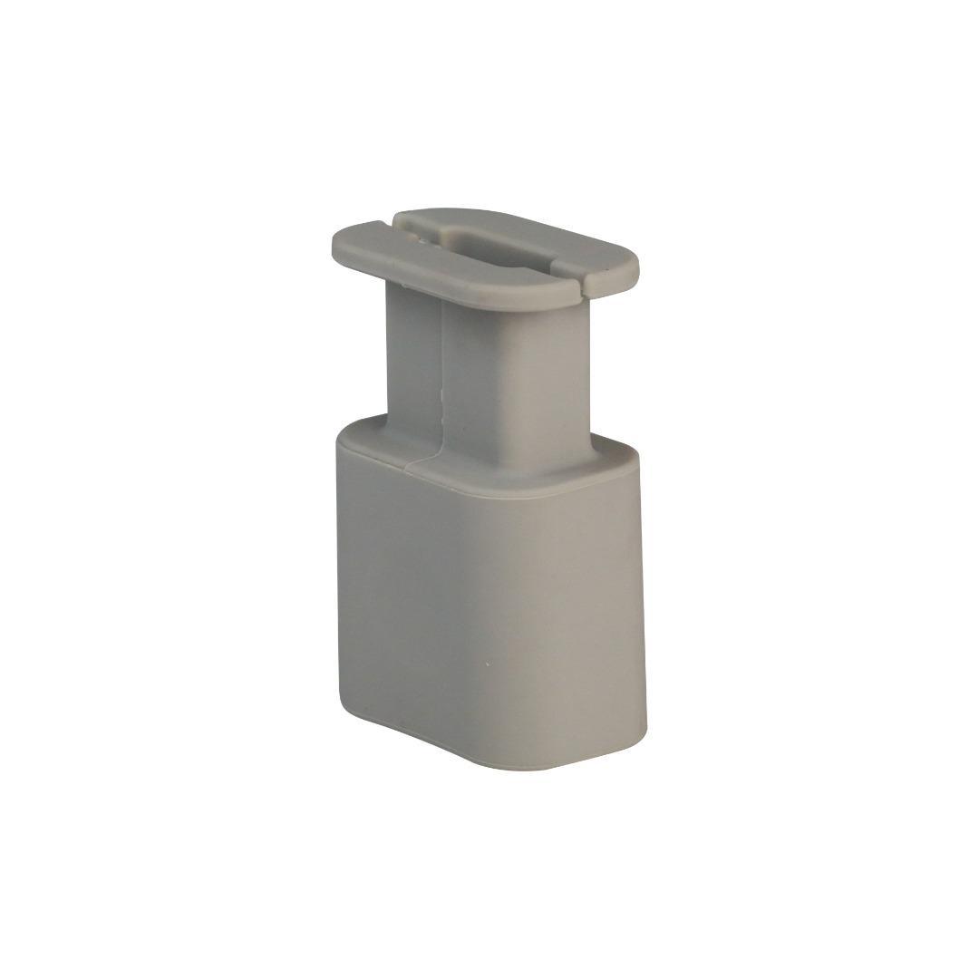 

Силіконовий захисний чохол для зарядного пристрою, змотувач зарядного кабелю для iPhone 18/20 Вт, зарядний пристрій YSL сірий