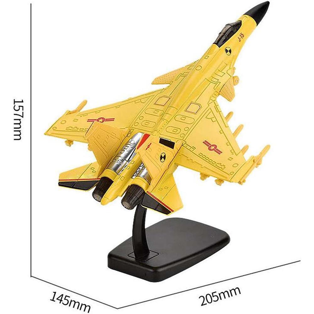 1/100 model letadla J-15 Sběratelská obrazovka na plochu Sběratelský mini simulační dárek s ozdobou držáku