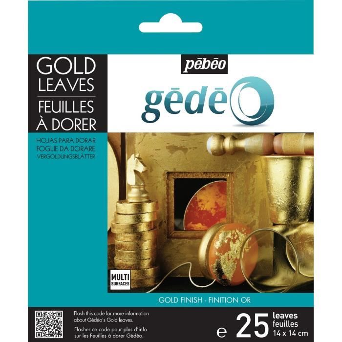 PEBEO 25 Gold Gilding Leaves