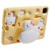 For iPad Air 11 (2025)/(2024)/Air (2022)/(2020)/Pro 11 (2024)/(2022)/(2021)/(2020)/(2018) Silicone Case 3D Duck Pattern with Strap