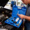 8PCS Combustion Leak Tester Kit CO2 Leak Detector Cylinder Head Gasket Testing Tools Gasket Block Tool Automotive Leak Tester