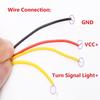 LED Light Strip APP Bluetooth Control RGB Multi-color Headlights 30/45/60CM LED Daytime Running Lights Flexible DRL Tube 12V 2X