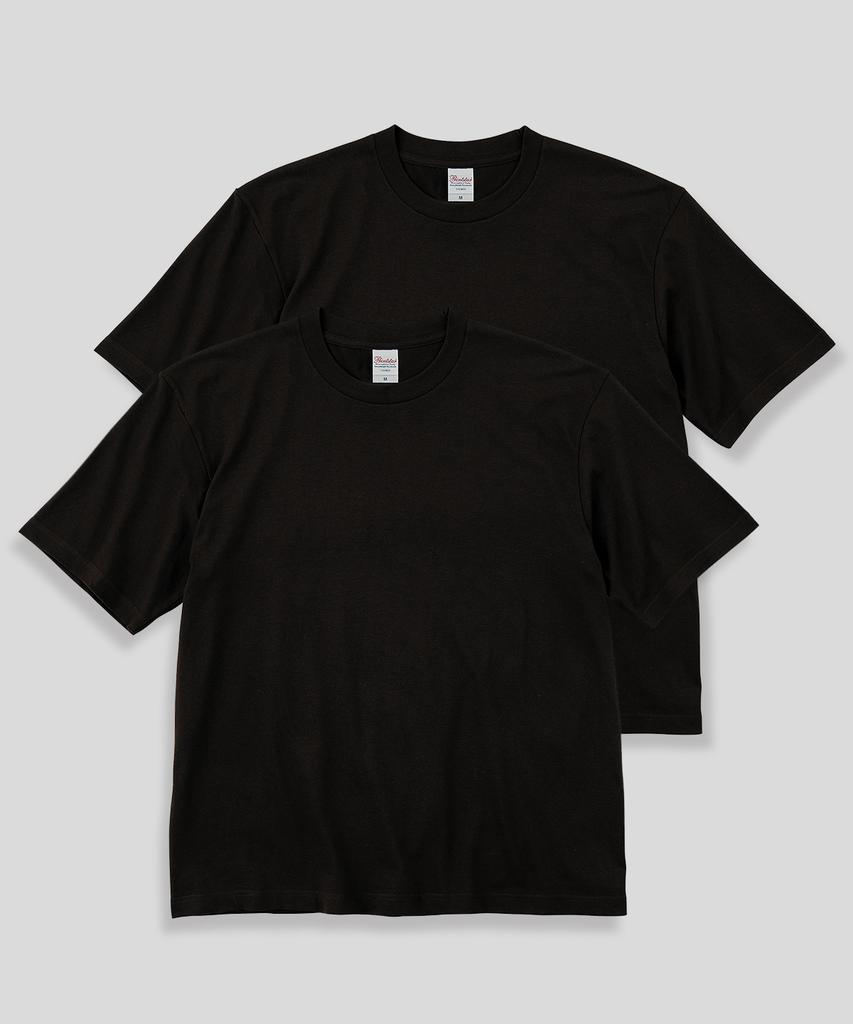 Peulinteuseuta [2Pack] 17-Count Basic Plain Oversized Round Short Sleeve T-Shirt