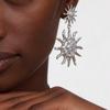 European Retro Sun God Baroque Earrings - Exaggerated Gold Dangle 