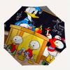Donald Duck & Friends Automatic Opening and Closing Folding - A Good Choice for Gifts, Fashionable and Convenient Umbrella With Cute Cartoon