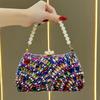 High-end Charm Beaded Handbag Clutch Handbag for Ladies Exquisite Evening Bag Women's Bag
