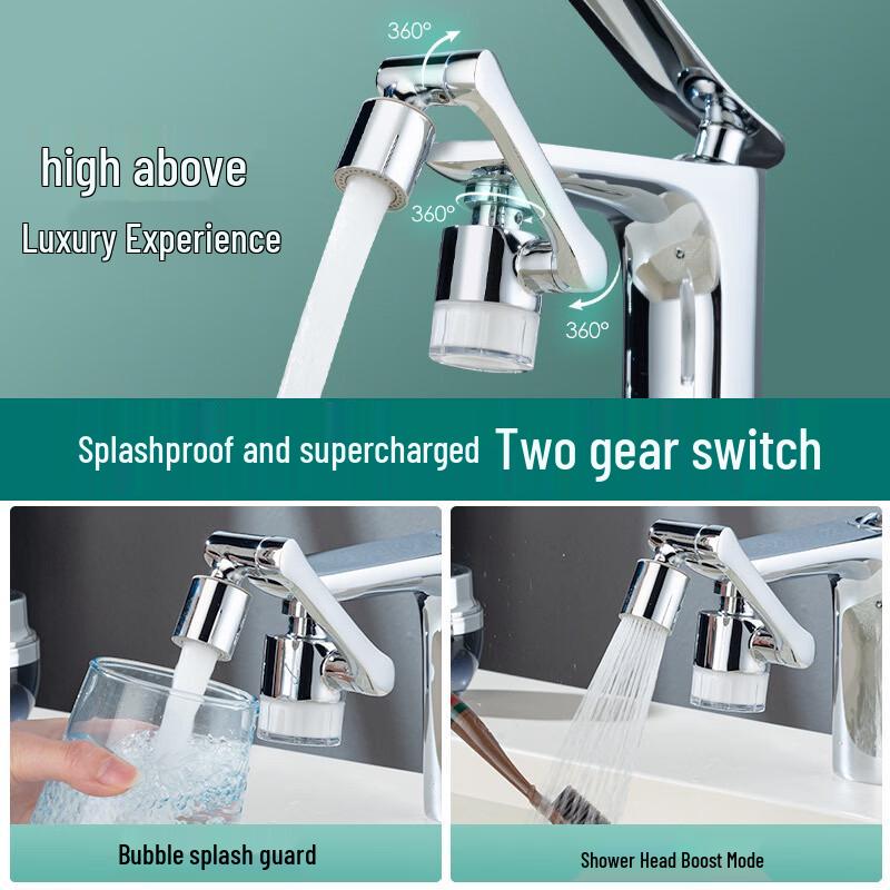 1080° Rotating Robotic Arm Faucet Extender