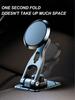 720° Rotating Hidden Magnetic Car Phone Holder Alloy Navigation Mount for iPhone & Smartphones