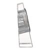 NARUMI Glassworks Breeze Clear Thermo Clock, 9.5cm Tall, GW1000-11058