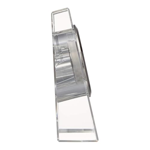 NARUMI Glassworks Breeze Clear Thermo Clock, 9.5cm Tall, GW1000-11058