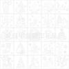 25 Pcs Christmas Stencils Reusable Christmas Stencil for Painting on Wood DIY Crafts Canvas Window Fabric Doormat  6in