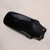 Black Rear Fender Mudguard Splash Guard Wheel Cover Longer Extended Motorcycle Universal