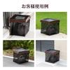 OFFO Trash Can with Garbage for Easy Ideal for Collection Crow-Proof Net, Weatherproof, Foldable, Ultra-Lightweight, Storage, Door-to-Door (79L,