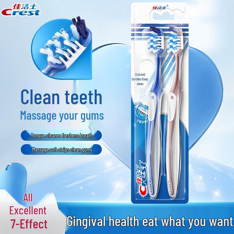 Crest Oral Care Bundle: Toothbrush & 3D White Toothpaste