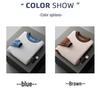 Men's High-End Pure Wool Patchwork Sweater - Winter Round Neck Cashmere Knit, New Style Base Layer