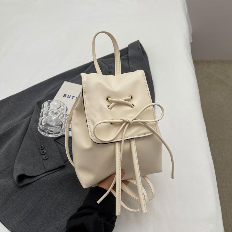 Stylish Korean Bowknot Backpack For Women Trendy Fashionable Handbag With Soft Pu Material