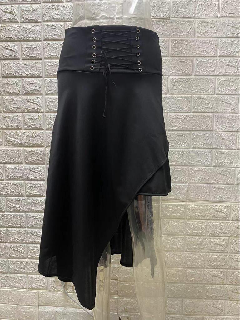 Gothic Lolita Tie-Up Long Dress
