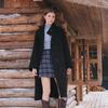 Betu Women's 100% Wool Loose Fit Long Coat