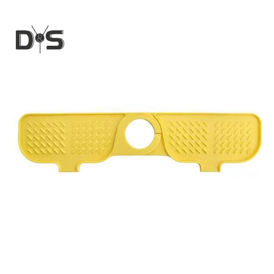 

Кухонная раковина, брызговик, водонепроницаемый утолщенный кран, коврик для сушки, губка для мытья посуды, держатель для мыла, сливная подушка для раковины в ванной, поднос для сбора капель жёлтый