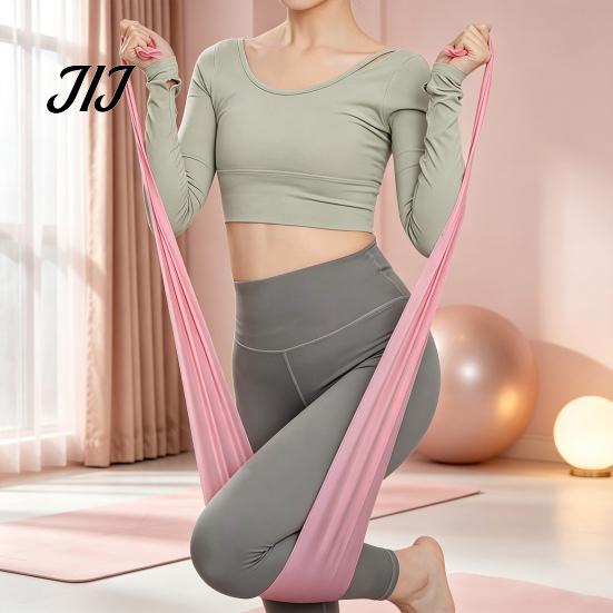 Yoga Resistance Bands Natural Latex Band, Stretch Strap for Fitness, Body Band Stretching Elastic Workout Equipment Home Gym Physical Therapy