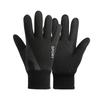 Boys' Winter Cycling Gloves: Windproof, Waterproof, Plush Lined, Touchscreen Compatible, Full-Finger Design for Cold Protection