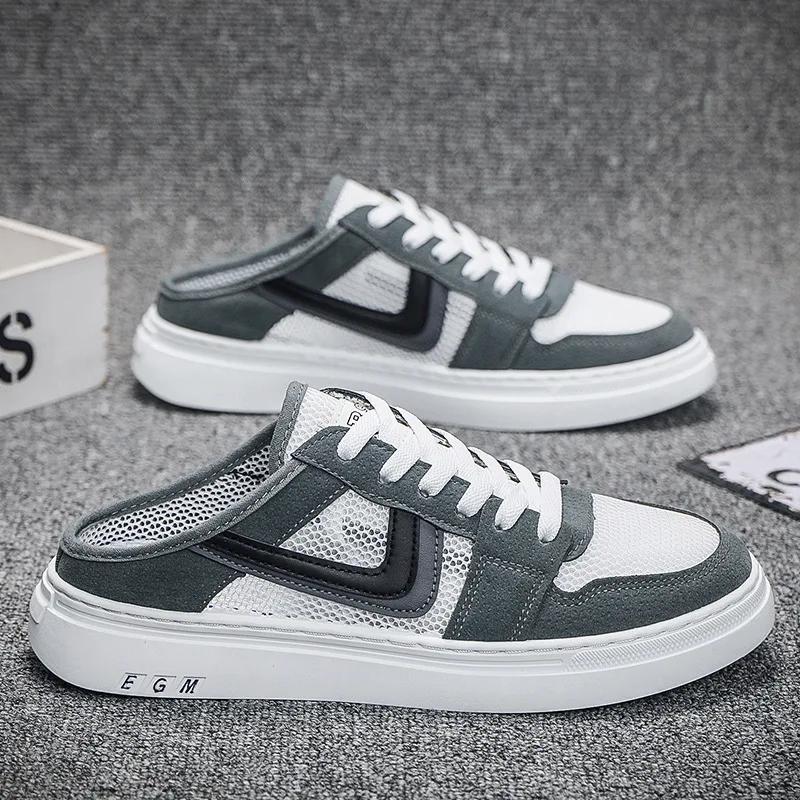 Модные мужские кроссовки Дышащие на шнуровке Повседневные для бега для мужчин Уличные — фото 5