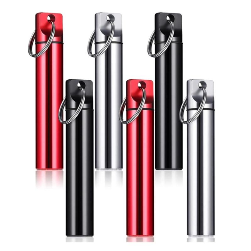 Leakproof Aluminum Toothpick Dispenser Multipurpose Organizers Water Resistant Carry Case For Office Camping Essential