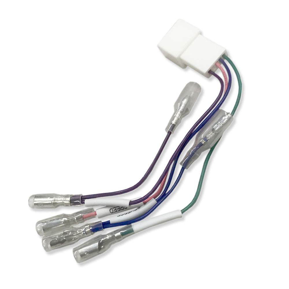 

[Gn616] Toyota Suzuki Daihatsu 5P Car Speed Parking Reverse Connector Navi Audio Mounting Harness